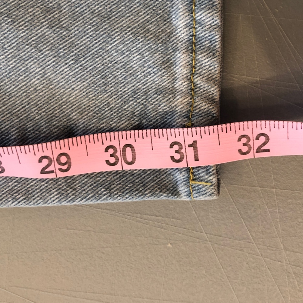 PacSun High Rise Two Tone Straight Leg Jeans ~ size 27 (size 4) - Picture 12 of 14